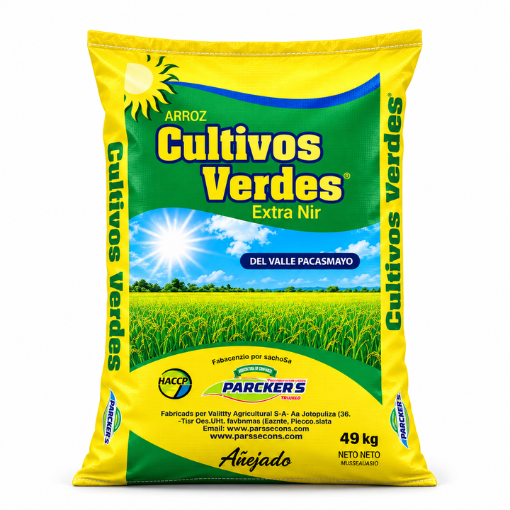 ARROZ  CULTIVOS VERDE X 49 KG